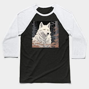 White Wolf Baseball T-Shirt